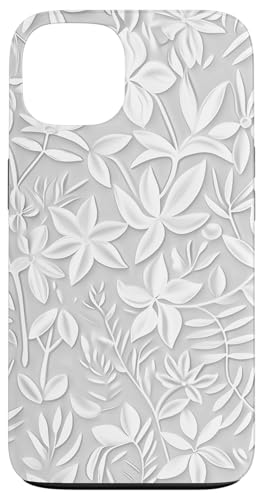 Weiß mit Blumenmuster Hülle für iPhone 13 Weiß mit Blumenmuster Hülle für iPhone 13 von Blanc Floral Pattern