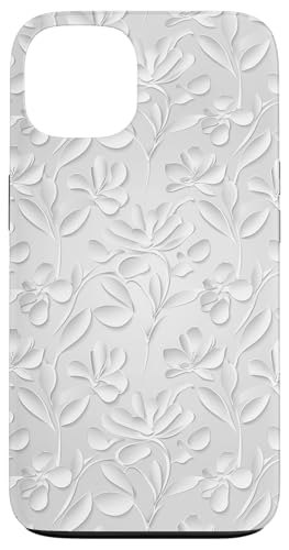 Weiß mit Blumenmuster Hülle für iPhone 13 Weiß mit Blumenmuster Hülle für iPhone 13 von Blanc Floral Pattern