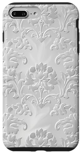 Weiß mit Blumenmuster auf Weiß Hülle für iPhone 7 Plus/8 Plus Weiß mit Blumenmuster auf Weiß Hülle für iPhone 7 Plus/8 Plus von Blanc Floral Pattern