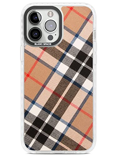 Blanc Space Haymarket Check Impact Handyhülle für iPhone 14 Pro Max TPU Schutzhülle Leicht Starke Hülle mit Hot Fashion N/A Fashion Thomson Camel Kariert von Blanc Space