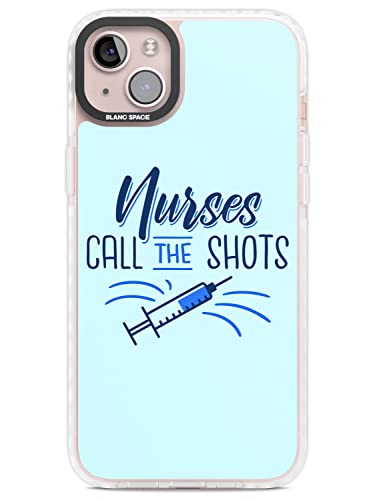 Blanc Space Medizinisch inspirierte Krankenschwestern Call the Shots Impact Handyhülle für iPhone 14 Max TPU Schutzhülle leichte starke Hülle mit Krankenschwester Krankenschwester Mediziner Mediziner von Blanc Space