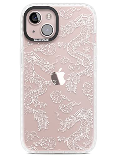 Blanc Space White Dragon Pattern iPhone 14 Case von Blanc Space