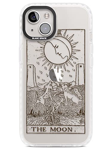 The Moon Tarot Karte Creme Impact Handyhülle für iPhone 14 TPU Schutzhülle Leicht Starke Abdeckung mit psychischer Astrologie Glück Okkulte Magie von Blanc Space