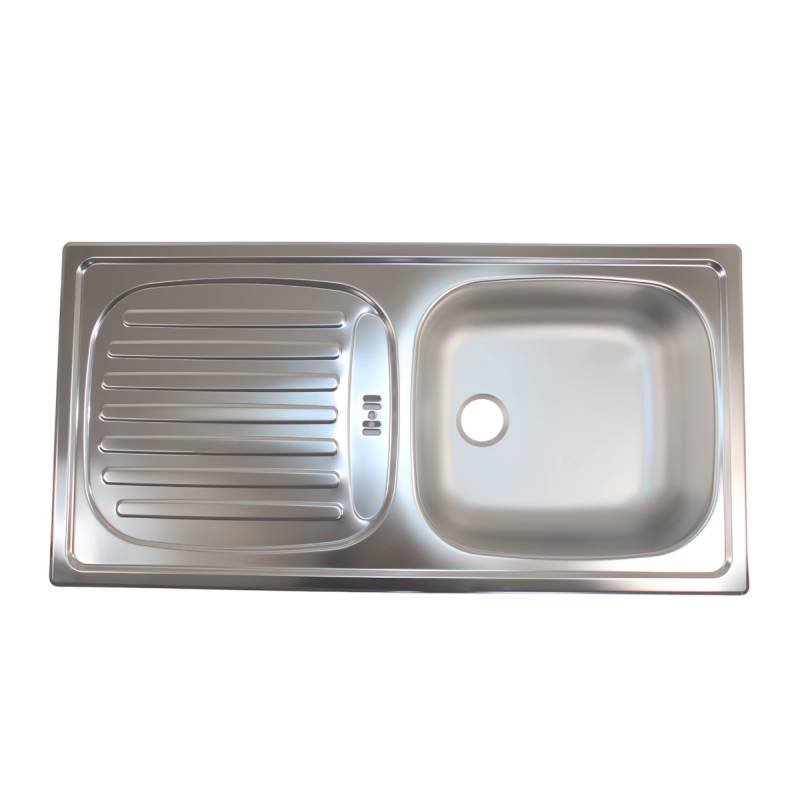 Blanco Flex Küchenspüle 86x44 cm Einbauspüle Edelstahlspüle mit Abtropffläc von Blanco