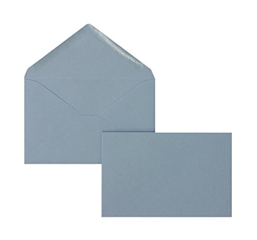 Blanke Briefhüllen - 100 Briefhüllen im Format 95 x 145 mm in Blau von Blanke Briefhüllen GmbH