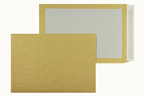 Blanke Briefhüllen - 100 Papprückwandtaschen im Format 280 x 400 mm (DIN E4) in Braun von Blanke Briefhüllen GmbH