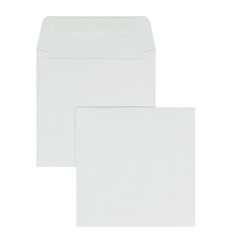 Briefhüllen | Premium | 205 x 205 mm Weiß (100 Stück) mit Abziehstreifen | Briefhüllen, Kuverts, Couverts, Umschläge mit 2 Jahren Zufriedenheitsgarantie von Blanke Briefhüllen