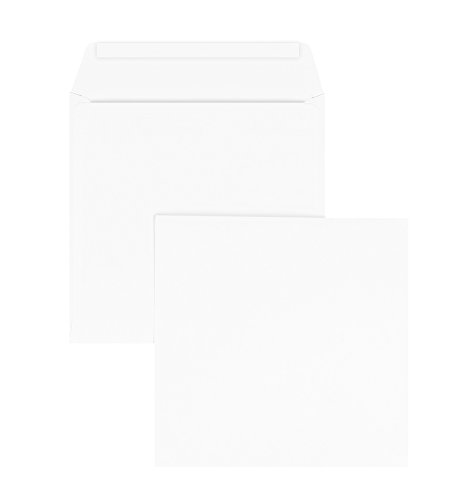 Briefhüllen | Premium | 230 x 230 mm Weiß (100 Stück) Haftklebung | Briefhüllen, Kuverts, Couverts, Umschläge mit 2 Jahren Zufriedenheitsgarantie von Blanke Briefhüllen