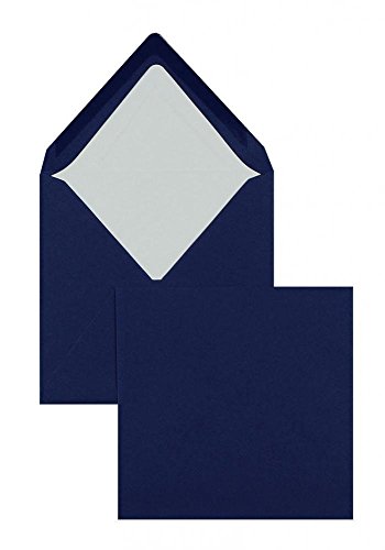 Farbige Briefhüllen | Premium | 164 x 164 mm Blau (100 Stück) Nassklebung | Briefhüllen, Kuverts, Couverts, Umschläge mit 2 Jahren Zufriedenheitsgarantie von Blanke Briefhüllen