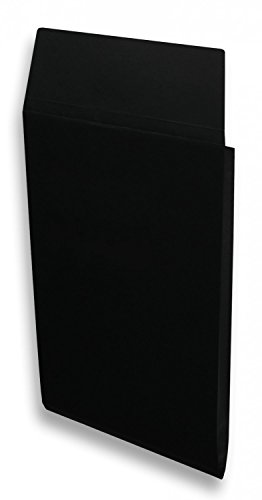 Farbige Faltentaschen | Premium | 229 x 324 x 25 mm (DIN C4) Schwarz (100 Stück) mit Abziehstreifen | Briefhüllen, Kuverts, Couverts, Umschläge mit 2 Jahren Zufriedenheitsgarantie von Blanke Briefhüllen