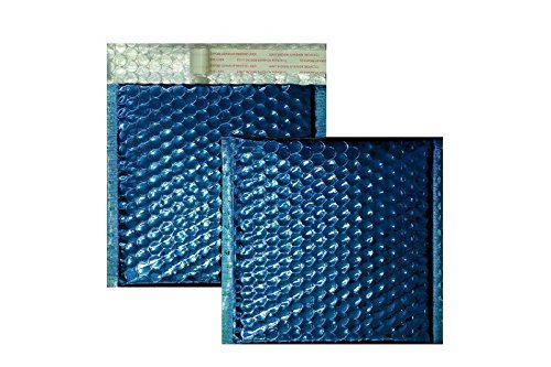 Farbige Luftpolstertaschen | Premium | 175 x 185 mm Blau (10 Stück) mit Abziehstreifen | Briefhüllen, Kuverts, Couverts, Umschläge mit 2 Jahren Zufriedenheitsgarantie von Blanke Briefhüllen