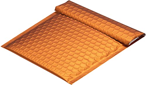 Farbige Luftpolstertaschen | Premium | 175 x 185 mm Orange (10 Stück) mit Abziehstreifen | Briefhüllen, Kuverts, Couverts, Umschläge mit 2 Jahren Zufriedenheitsgarantie von Blanke Briefhüllen