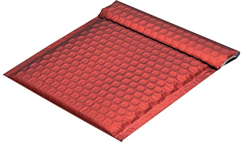 Farbige Luftpolstertaschen | Premium | 175 x 185 mm Rot (10 Stück) mit Abziehstreifen | Briefhüllen, Kuverts, Couverts, Umschläge mit 2 Jahren Zufriedenheitsgarantie von Blanke Briefhüllen