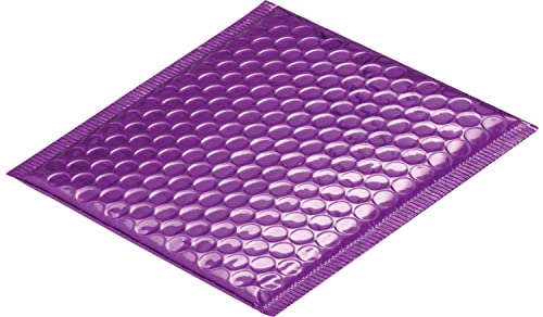 Farbige Luftpolstertaschen | Premium | 175 x 185 mm Violett (10 Stück) mit Abziehstreifen | Briefhüllen, Kuverts, Couverts, Umschläge mit 2 Jahren Zufriedenheitsgarantie von Blanke Briefhüllen