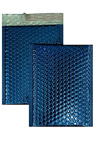 Farbige Luftpolstertaschen | Premium | 250 x 334 mm Blau (10 Stück) mit Abziehstreifen | Briefhüllen, Kuverts, Couverts, Umschläge mit 2 Jahren Zufriedenheitsgarantie von Blanke Briefhüllen
