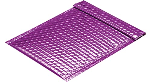 Farbige Luftpolstertaschen | Premium | 250 x 334 mm Violett (10 Stück) mit Abziehstreifen | Briefhüllen, Kuverts, Couverts, Umschläge mit 2 Jahren Zufriedenheitsgarantie von Blanke Briefhüllen