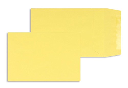 Farbige Versandtaschen | Premium | 120 x 162 mm Braun (1000 Stück) Nassklebung | Briefhüllen, Kuverts, Couverts, Umschläge mit 2 Jahren Zufriedenheitsgarantie von Blanke Briefhüllen