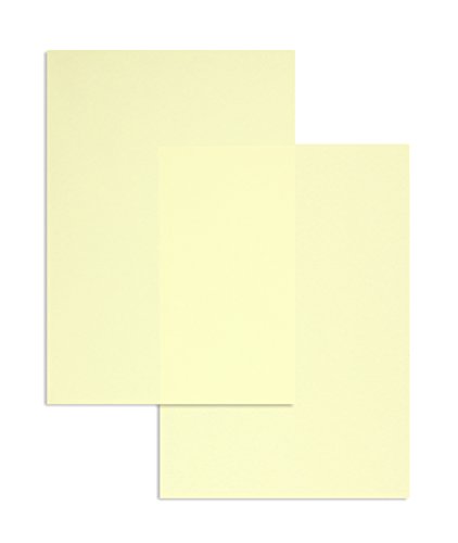 Farbiges Briefpapier, DIN A4, Blanke Briefhüllen (100, creme) von Blanke Briefhüllen