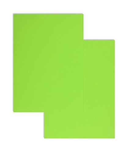 Farbiges Briefpapier, DIN A4, Blanke Briefhüllen (100, grün) von Blanke Briefhüllen
