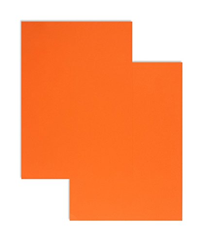 Farbiges Briefpapier, DIN A4, Blanke Briefhüllen (100, orange) von Blanke Briefhüllen