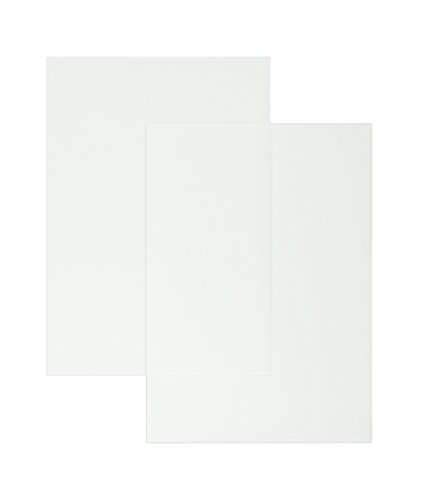 Farbiges Briefpapier, DIN A4, Blanke Briefhüllen (100, transparent-weiß) von Blanke Briefhüllen