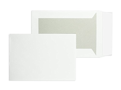 Papprückwandtaschen | Premium | 162 x 229 mm (DIN C5) Weiß (250 Stück) mit Abziehstreifen | Briefhüllen, Kuverts, Couverts, Umschläge mit 2 Jahren Zufriedenheitsgarantie von Blanke Briefhüllen