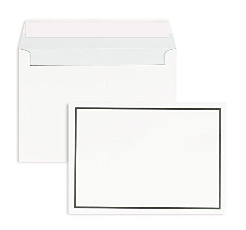 Trauerumschläge | Premium | 125 x 176 mm (DIN B6) Weiß (50 Stück) mit Abziehstreifen | Briefhüllen, Kuverts, Couverts, Umschläge mit 2 Jahren Zufriedenheitsgarantie von Blanke Briefhüllen