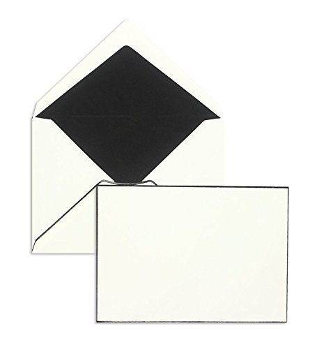Trauerumschläge | Premium | 162 x 229 mm (DIN C5) Weiß (100 Stück) Nassklebung | Briefhüllen, Kuverts, Couverts, Umschläge mit 2 Jahren Zufriedenheitsgarantie von Blanke Briefhüllen