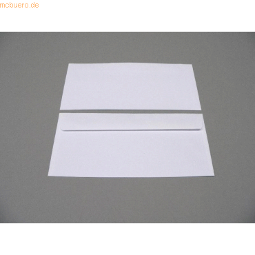 Blanke Briefumschläge 102x216mm 80g/qm gummiert VE=1000 Stück weiß Blanke Briefumschläge 102x216mm 80g/qm gummiert VE=1000 Stück weiß von Blanke