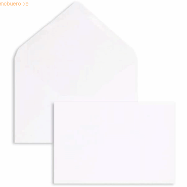 Blanke Briefumschläge 105x155mm 80g/qm gummiert VE=100 Stück weiß Blanke Briefumschläge 105x155mm 80g/qm gummiert VE=100 Stück weiß von Blanke