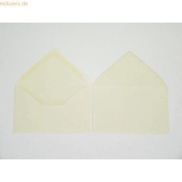 Blanke Briefumschläge 110x156mm 120g/qm gummiert VE=100 Stück champagn Blanke Briefumschläge 110x156mm 120g/qm gummiert VE=100 Stück champagn von Blanke