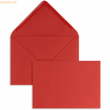 Blanke Briefumschläge 110x156mm 120g/qm gummiert VE=100 Stück kardinal von Blanke