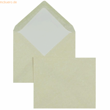 Blanke Briefumschläge 125x140mm 100g/qm gummiert VE=100 Stück vellum von Blanke