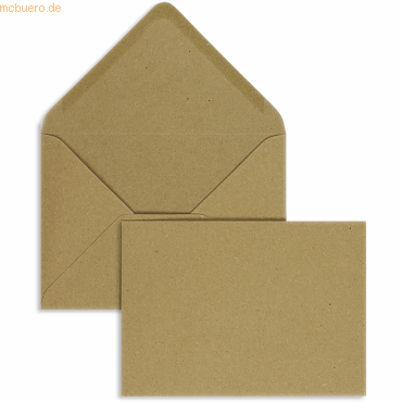 Blanke Briefumschläge 125x175mm (DIN B6) 120g/qm gummiert VE=100 Stück von Blanke