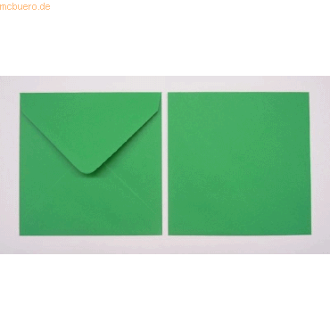 Blanke Briefumschläge 130x130mm 100g/qm gummiert VE=100 Stück dunkelgr Blanke Briefumschläge 130x130mm 100g/qm gummiert VE=100 Stück dunkelgr von Blanke