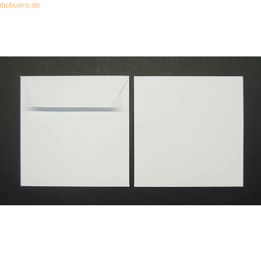 Blanke Briefumschläge 150x150mm 120g/qm haftklebend VE=100 Stück weiß Blanke Briefumschläge 150x150mm 120g/qm haftklebend VE=100 Stück weiß von Blanke