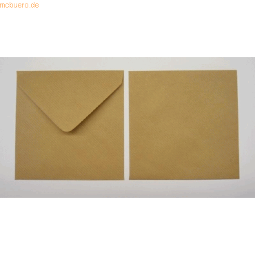 Blanke Briefumschläge 155x155mm 100g/qm gummiert VE=100 Stück braun Blanke Briefumschläge 155x155mm 100g/qm gummiert VE=100 Stück braun von Blanke