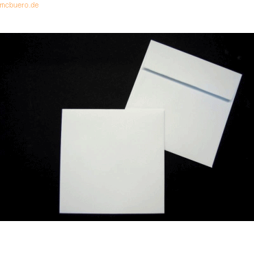 Blanke Briefumschläge 160x160mm 120g/qm haftklebend VE=100 Stück weiß Blanke Briefumschläge 160x160mm 120g/qm haftklebend VE=100 Stück weiß von Blanke