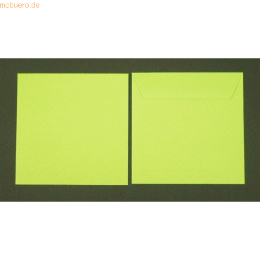 Blanke Briefumschläge 170x170mm 120g/qm gummiert VE=100 Stück grüner a Blanke Briefumschläge 170x170mm 120g/qm gummiert VE=100 Stück grüner a von Blanke