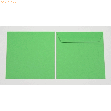 Blanke Briefumschläge 190x190mm 120g/qm gummiert VE=100 Stück smaragd von Blanke