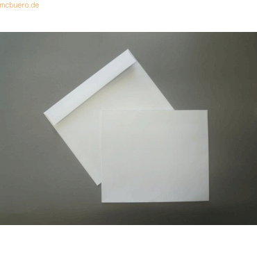 Blanke Briefumschläge 215x255mm 80g/qm gummiert VE=500 Stück weiß von Blanke
