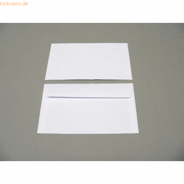 Blanke Briefumschläge 89x152mm 80g/qm gummiert VE=1000 Stück weiß Blanke Briefumschläge 89x152mm 80g/qm gummiert VE=1000 Stück weiß von Blanke