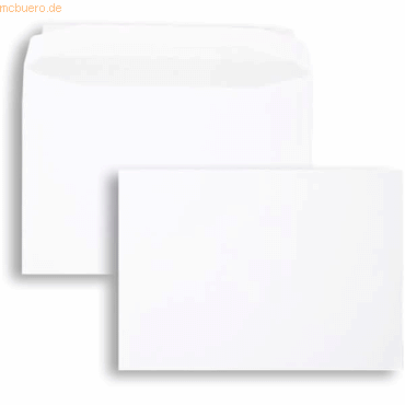 Blanke Briefumschläge C4 100g/qm haftklebend VE=250 Stück weiß von Blanke