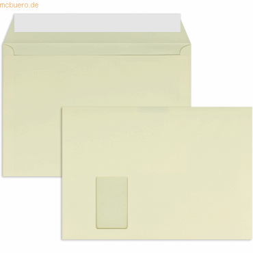 Blanke Briefumschläge C4 120g/qm haftklebend Fenster VE=250 Stück cham von Blanke
