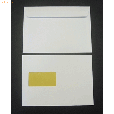 Blanke Briefumschläge C5 120g/qm haftklebend Fenster VE=250 Stück blan Blanke Briefumschläge C5 120g/qm haftklebend Fenster VE=250 Stück blan von Blanke