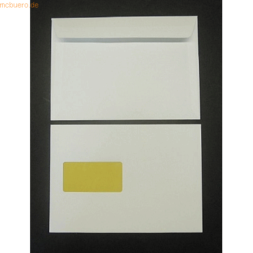 Blanke Briefumschläge C5 120g/qm haftklebend Fenster VE=250 Stück crem Blanke Briefumschläge C5 120g/qm haftklebend Fenster VE=250 Stück crem von Blanke