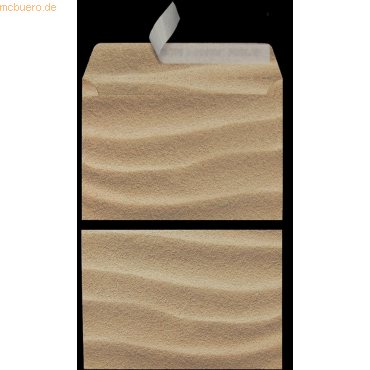 Blanke Briefumschläge C5 135g/qm haftklebend VE=125 Stück sahara sand von Blanke