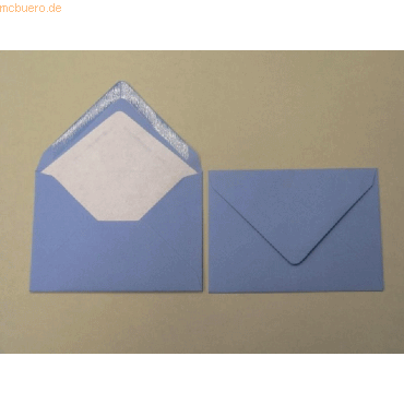 Blanke Briefumschläge C6 100g/qm gummiert VE=100 Stück dunkelblau von Blanke
