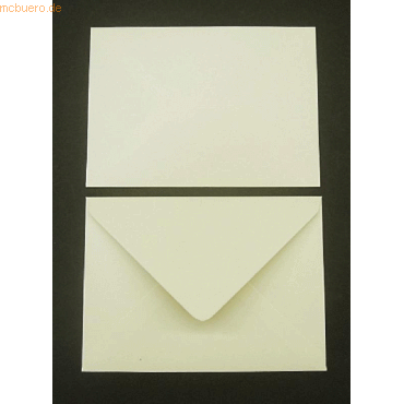 Blanke Briefumschläge C6 100g/qm gummiert VE=100 Stück ivory Blanke Briefumschläge C6 100g/qm gummiert VE=100 Stück ivory von Blanke