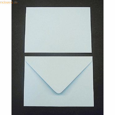 Blanke Briefumschläge C6 100g/qm gummiert VE=100 Stück pastellblau Blanke Briefumschläge C6 100g/qm gummiert VE=100 Stück pastellblau von Blanke